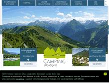Tablet Screenshot of camping-altoadige.it